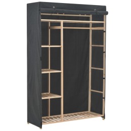 Acquista Armadio Grigio 110x40x170 cm in Tessuto con riferimento GHV-248189 della ditta 