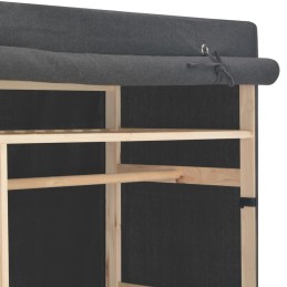 Acquista Armadio Grigio 110x40x170 cm in Tessuto con riferimento GHV-248189 della ditta 