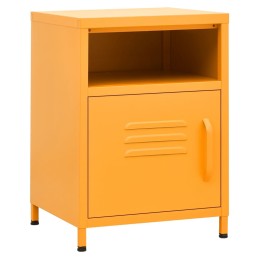 Acquista Comodino Giallo Senape 35x35x51 cm in Acciaio con riferimento GHV-336218 della ditta 