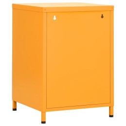 Acquista Comodino Giallo Senape 35x35x51 cm in Acciaio con riferimento GHV-336218 della ditta 