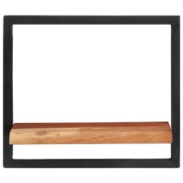 Acquista Mensole Parete 2 pz 40x24x35 cm Legno Massello Acacia e Acciaio con riferimento GHV-338460 della ditta 