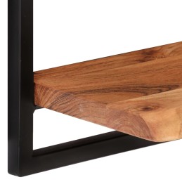 Acquista Mensole Parete 2 pz 40x24x35 cm Legno Massello Acacia e Acciaio con riferimento GHV-338460 della ditta 