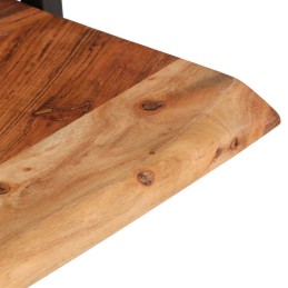 Acquista Mensole Parete 2 pz 40x24x35 cm Legno Massello Acacia e Acciaio con riferimento GHV-338460 della ditta 