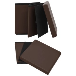 Acquista Sgabelli con Contenitore Pieghevoli 2 pz Marroni in PVC con riferimento GHV-338787 della ditta 