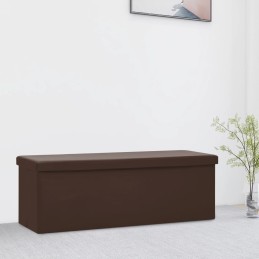 Acquista Panca Portaoggetti Pieghevole Marrone in PVC con riferimento GHV-338798 della ditta 