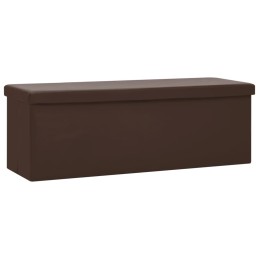Acquista Panca Portaoggetti Pieghevole Marrone in PVC con riferimento GHV-338798 della ditta 