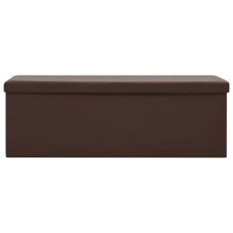 Acquista Panca Portaoggetti Pieghevole Marrone in PVC con riferimento GHV-338798 della ditta 