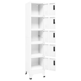 Acquista Armadietto con Serratura Bianco 38x40x180 cm in Acciaio con riferimento GHV-339788 della ditta 