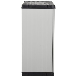 Acquista Armadietto da Giardino con 1 Ripiano Grigio e Nero 68x40x85 cm con riferimento GHV-340981 della ditta 