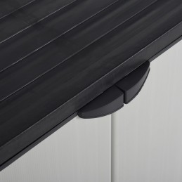 Acquista Armadietto da Giardino con 1 Ripiano Grigio e Nero 68x40x85 cm con riferimento GHV-340981 della ditta 