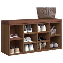 Acquista Scarpiera Rovere Marrone 103x30x48 cm in Legno Multistrato con riferimento GHV-342614 della ditta 