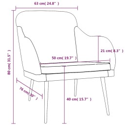 Acquista Poltrona Grigio Chiaro 63x76x80 cm Velluto con riferimento GHV-351454 della ditta 