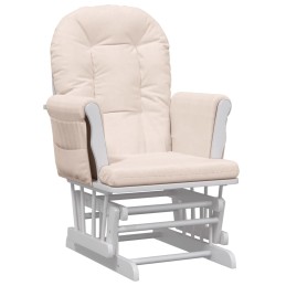 Acquista Poltrona Glider con Sgabello Rosa Chiaro in Tessuto con riferimento GHV-351660 della ditta 