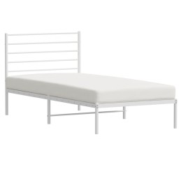 Acquista Giroletto con Testiera Metallo Bianco 75x190 cm con riferimento GHV-352358 della ditta 