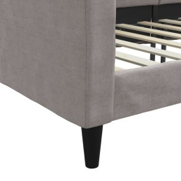 Acquista Letto da Giorno Tortora 90x200 cm in Tessuto con riferimento GHV-354036 della ditta 