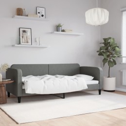 Acquista Letto da Giorno Grigio Scuro 80x200 cm in Tessuto con riferimento GHV-354029 della ditta 
