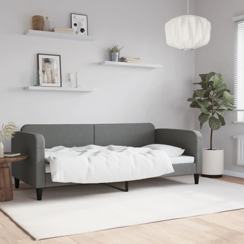 Acquista Letto da Giorno Grigio 90x200 cm in Tessuto con riferimento GHV-354034 della ditta 