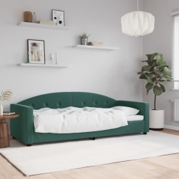 Acquista Letto da Giorno Verde Scuro 80x200 cm in Velluto con riferimento GHV-354131 della ditta 