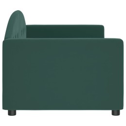 Acquista Letto da Giorno Verde Scuro 80x200 cm in Velluto con riferimento GHV-354131 della ditta 