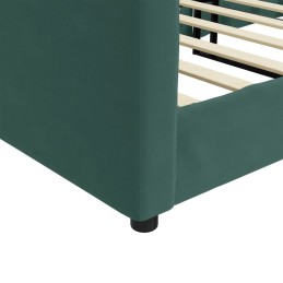 Acquista Letto da Giorno Verde Scuro 80x200 cm in Velluto con riferimento GHV-354131 della ditta 