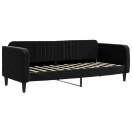 Acquista Letto da Giorno Nero 80x200 cm in Velluto con riferimento GHV-354083 della ditta 
