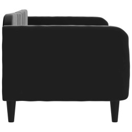 Acquista Letto da Giorno Nero 80x200 cm in Velluto con riferimento GHV-354083 della ditta 