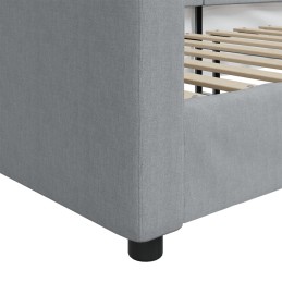 Acquista Letto da Giorno Grigio Chiaro 80x200 cm in Tessuto con riferimento GHV-354106 della ditta 