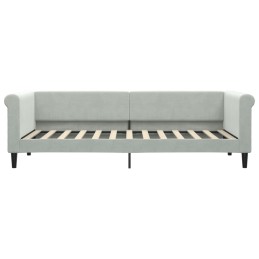 Acquista Letto da Giorno Grigio Chiaro 80x200 cm in Velluto con riferimento GHV-354237 della ditta 