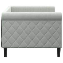 Acquista Letto da Giorno Grigio Chiaro 80x200 cm in Velluto con riferimento GHV-354237 della ditta 