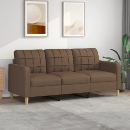 Acquista Divano a 3 Posti Marrone 180 cm in Tessuto con riferimento GHV-359102 della ditta 