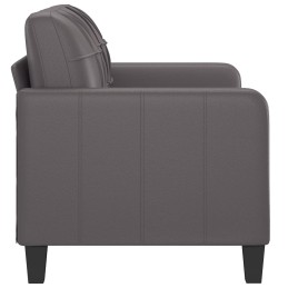 Acquista Divano a 2 Posti Grigio 120 cm in Similpelle con riferimento GHV-359114 della ditta 