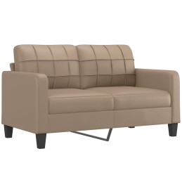Acquista Divano a 2 Posti Cappuccino 140 cm in Similpelle con riferimento GHV-359121 della ditta 