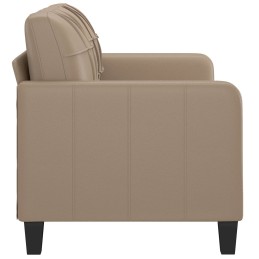 Acquista Divano a 2 Posti Cappuccino 140 cm in Similpelle con riferimento GHV-359121 della ditta 
