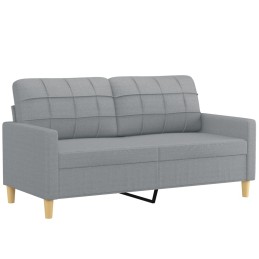 Acquista Divano a 2 Posti Grigio Chiaro 140 cm in Tessuto con riferimento GHV-359091 della ditta 