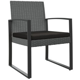 Acquista Sedie da Pranzo da Giardino 2 pz Grigio Scuro in Rattan PP con riferimento GHV-360205 della ditta 