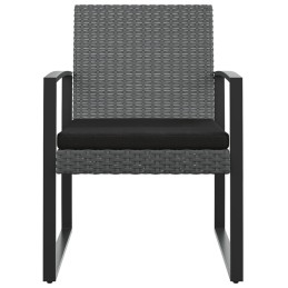 Acquista Sedie da Pranzo da Giardino 2 pz Grigio Scuro in Rattan PP con riferimento GHV-360205 della ditta 
