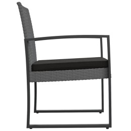 Acquista Sedie da Pranzo da Giardino 2 pz Grigio Scuro in Rattan PP con riferimento GHV-360205 della ditta 