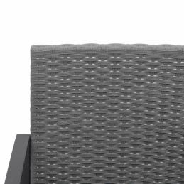 Acquista Sedie da Pranzo da Giardino 2 pz Grigio Scuro in Rattan PP con riferimento GHV-360205 della ditta 