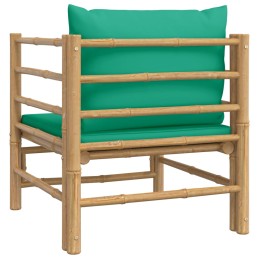Acquista Divano da Giardino con Cuscini Verdi in Bambù con riferimento GHV-362296 della ditta 