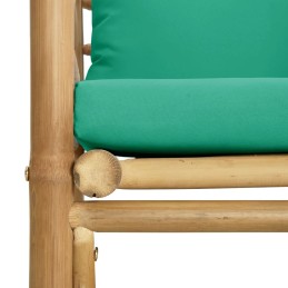 Acquista Divano da Giardino con Cuscini Verdi in Bambù con riferimento GHV-362296 della ditta 