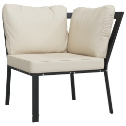 Acquista Sedia da Giardino con Cuscini Sabbia 76x76x79 cm Acciaio con riferimento GHV-362724 della ditta 