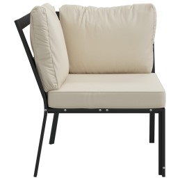 Acquista Sedia da Giardino con Cuscini Sabbia 76x76x79 cm Acciaio con riferimento GHV-362724 della ditta 