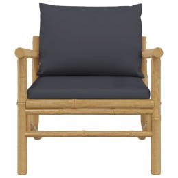 Acquista Sedie da Giardino 2 pz con Cuscini Grigio Scuro in Bambù con riferimento GHV-363466 della ditta 