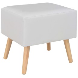 Acquista Comodino Bianco 40x35x40 cm in Similpelle con riferimento GHV-247536 della ditta 