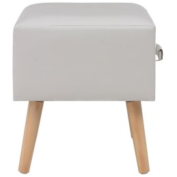 Acquista Comodino Bianco 40x35x40 cm in Similpelle con riferimento GHV-247536 della ditta 