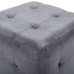 Acquista Comodini 2 pz Grigio 30x30x30 cm in Similpelle Scamosciata con riferimento GHV-249015 della ditta 