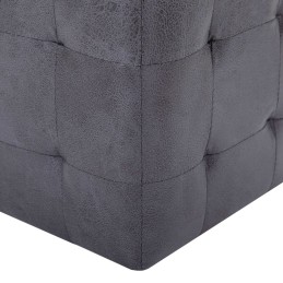 Acquista Comodini 2 pz Grigio 30x30x30 cm in Similpelle Scamosciata con riferimento GHV-249015 della ditta 