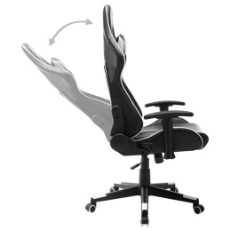Acquista Sedia da Gaming Nera e Bianca in Similpelle con riferimento GHV-20507 della ditta 