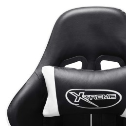 Acquista Sedia da Gaming Nera e Bianca in Similpelle con riferimento GHV-20507 della ditta 