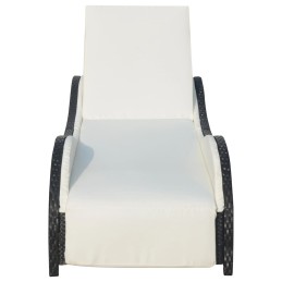 Acquista Lettino Prendisole con Cuscino in Polyrattan Marrone con riferimento GHV-41974 della ditta 